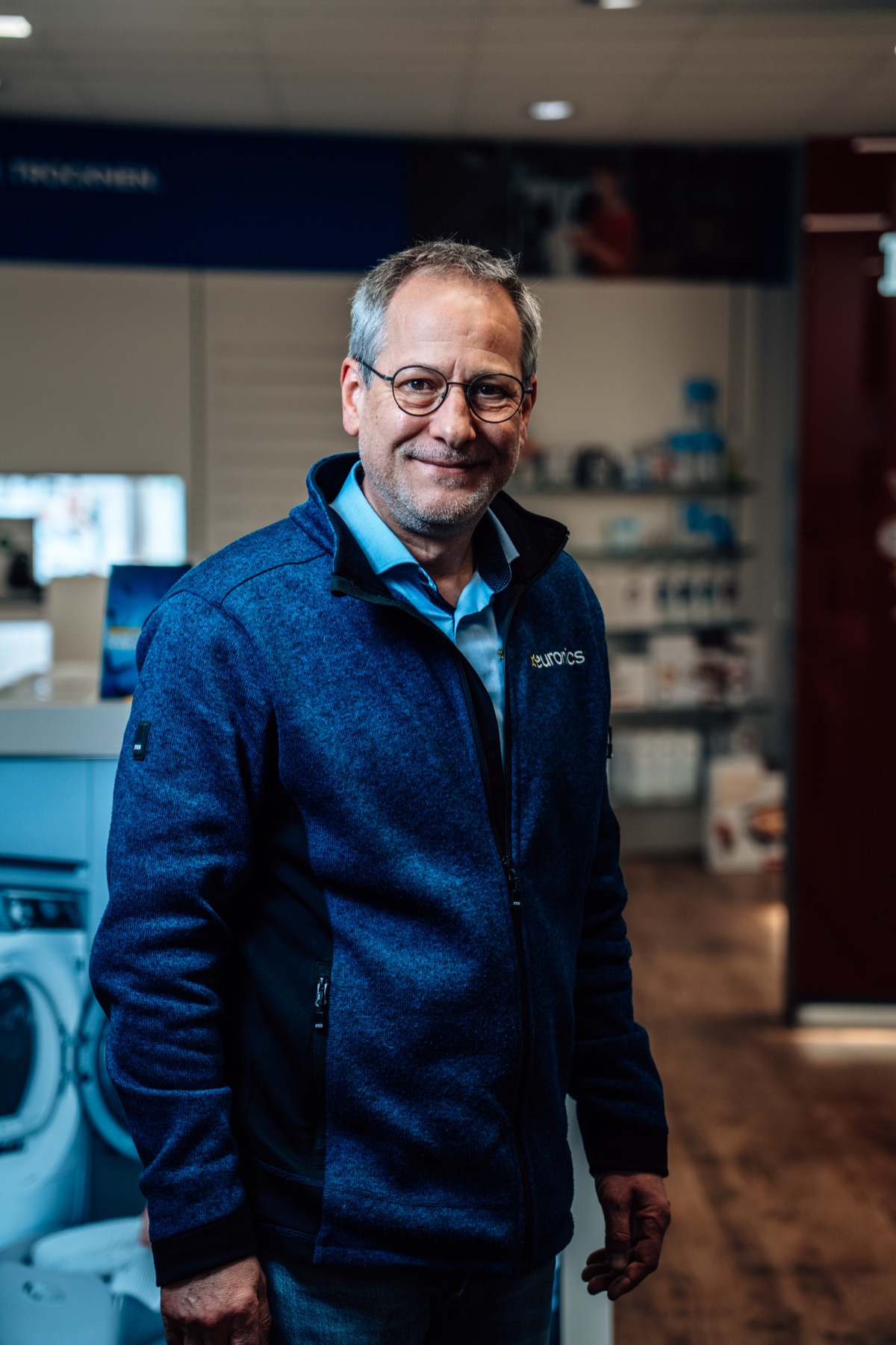 Jörg Thonnet im EURONICS Thonnet Ladengeschäft in Goch